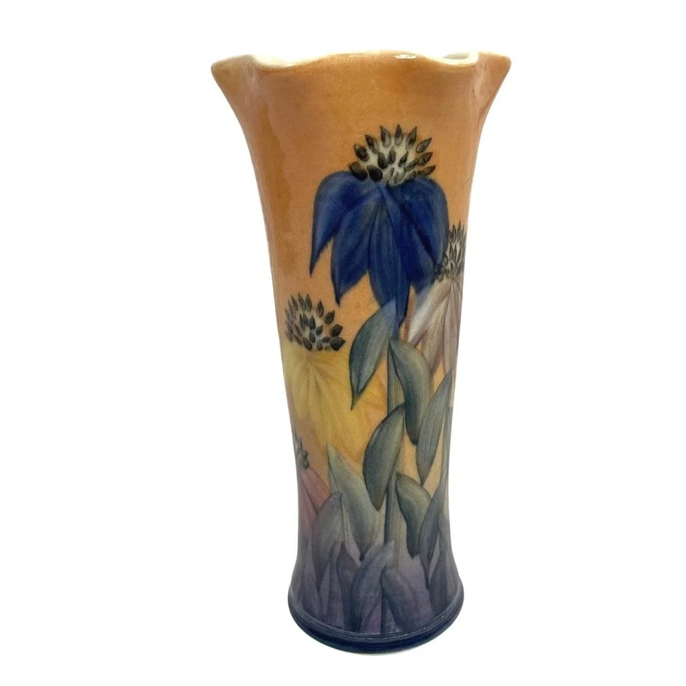 Linden Hills Hand Painted Floral Vase 9